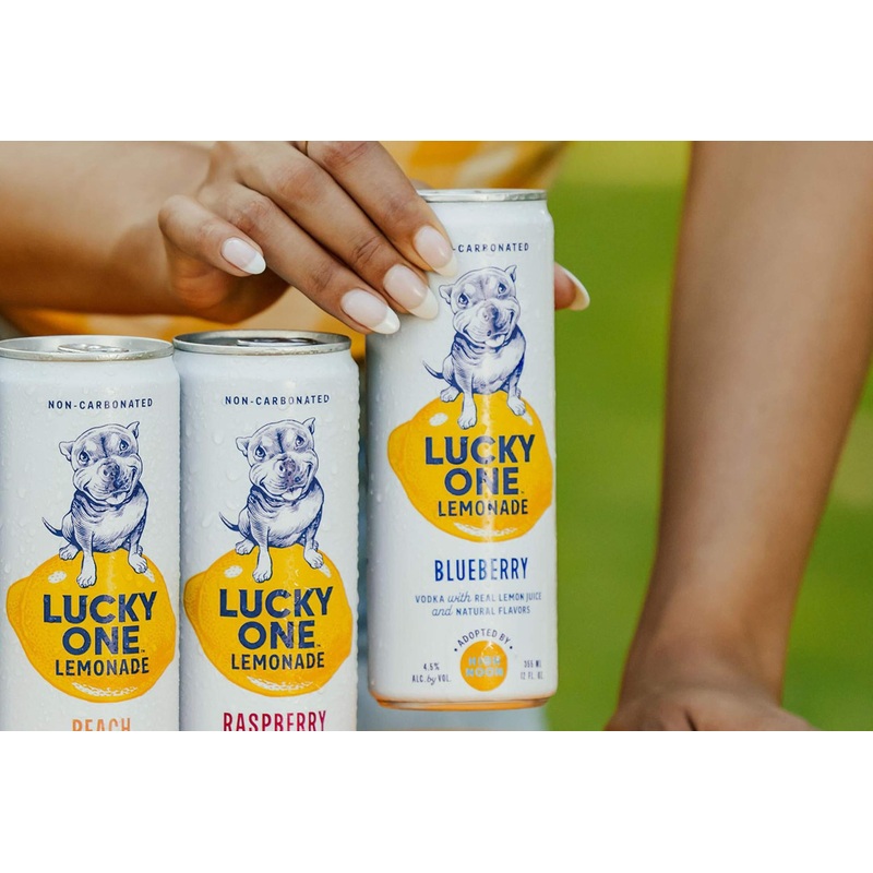 Cocktail Lucky One 4pk Blueberry Vodka Lemonade
