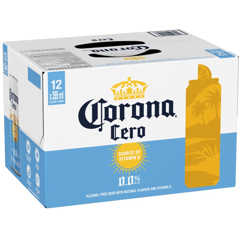 CORONA CERO 0.0% NON ALC 355ML 12PK CAN @ Airdrie [1049032] 4260 ml