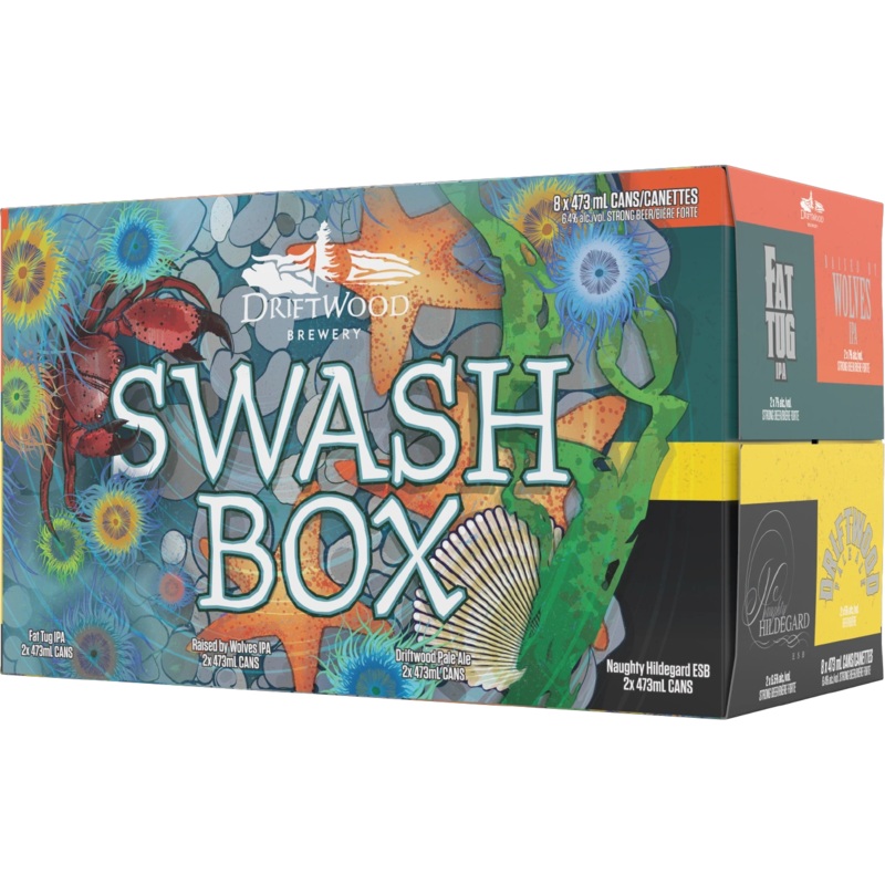 DRIFTWOOD HOPPY SWASH BOX MIXER 473ML 8PK CAN @ Windermere [1012924] 3784 ml