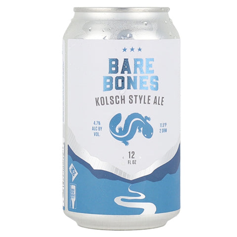 Hellbender Bare Bones Kolsch 12OZ SINGLE CAN