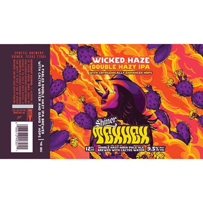 Shiner Texhex Wicked Haze Double Hazy IPA 12OZ SINGLE CAN