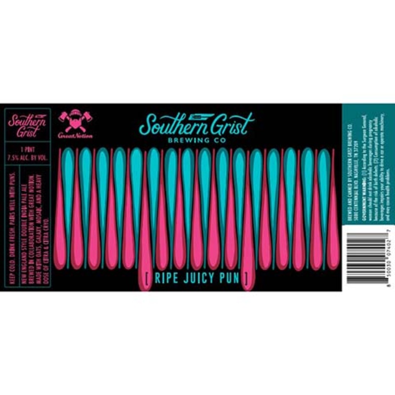 Southern Grist Ripe Juicy Pun DIPA 16OZ SINGLE CAN