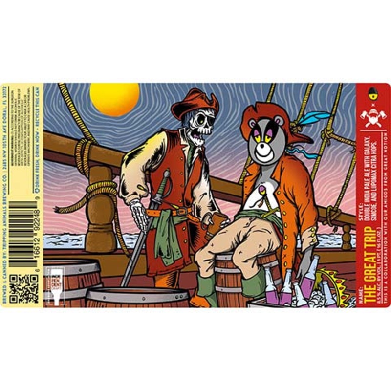 Tripping Animals The Great Trip DIPA 16OZ SINGLE CAN