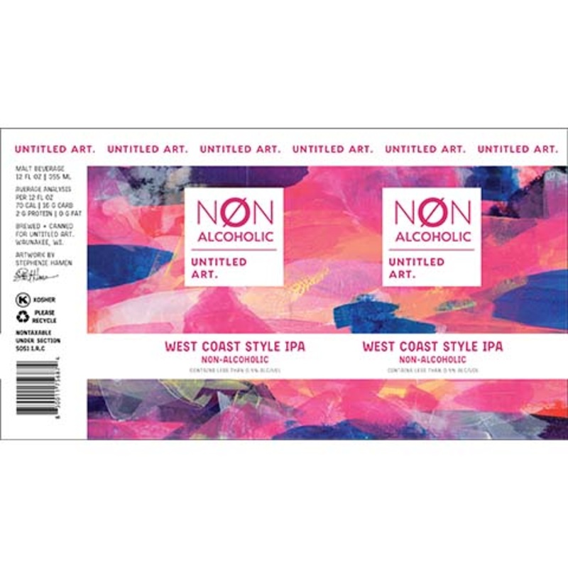 Untitled Art West Coast Style IPA (Non-Alcoholic) 12OZ SINGLE CAN
