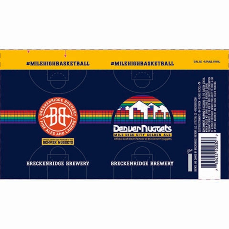 Breckenridge Denver Nuggets Mile High City Goden Ale 12OZ SINGLE CAN