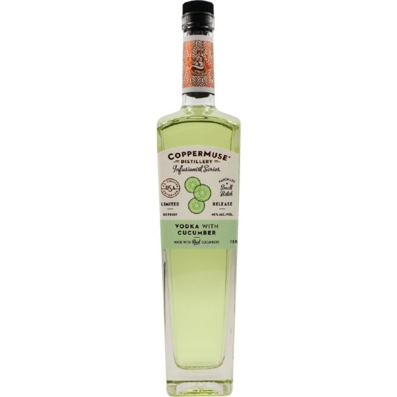 Coppermuse Distillery 'Infusionist Series' Cucumber Vodka, Colorado 750mL