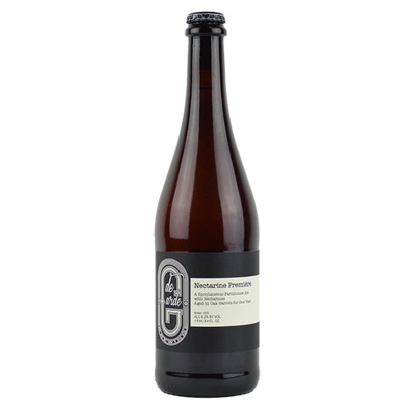 de Garde Nectarine Premire Farmhouse Ale 750ML BTL