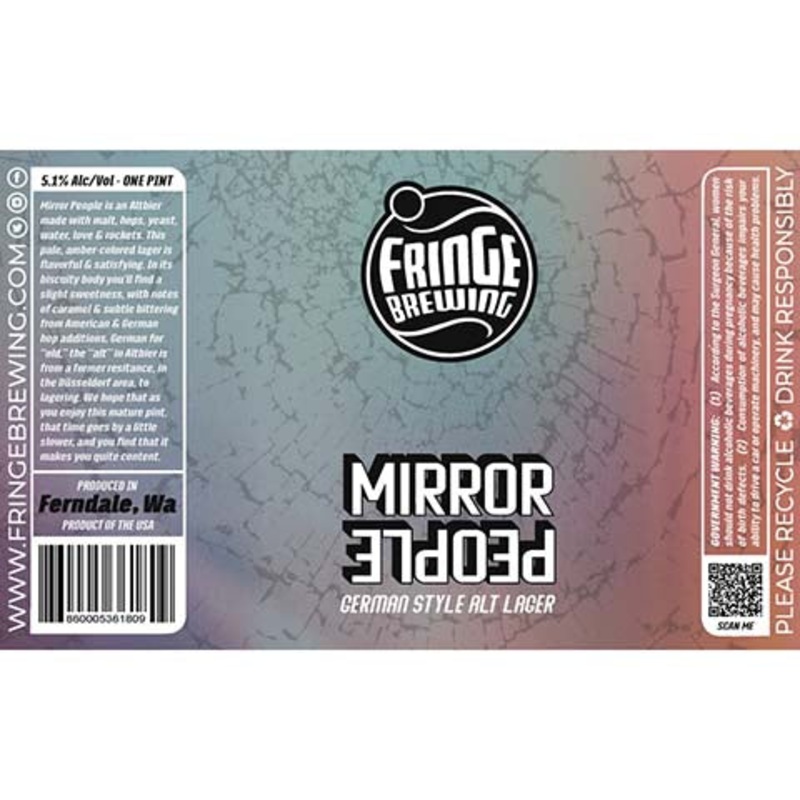 Fringe Mirror People Lager 16OZ SINGLE CAN