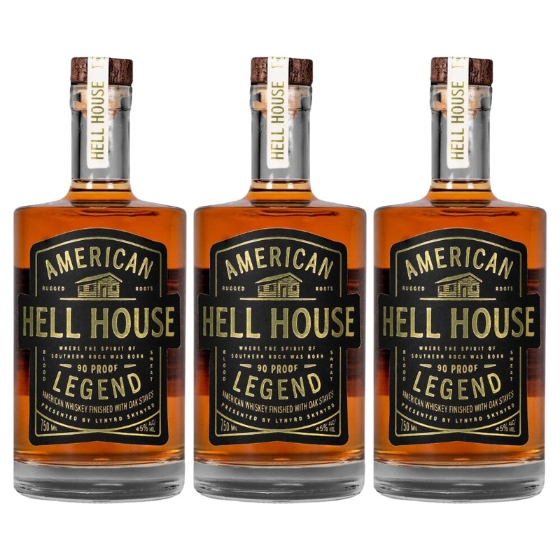 Hell House American Whiskey by Lynyrd Skynyrd 3pk