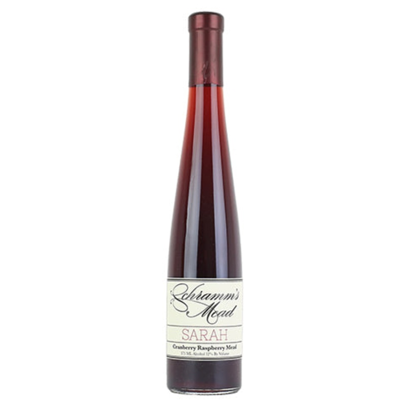 Schramm's Sarah Cranberry Raspberry Mead 375ML BTL