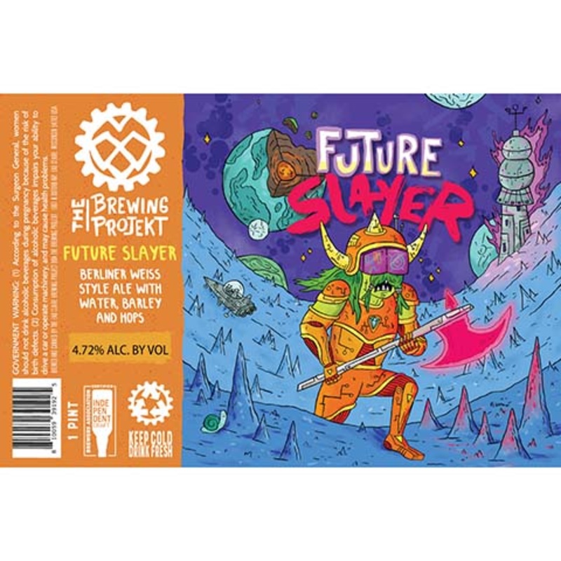 The Brewing Projekt Future Slayer Berliner Weiss Ale 16OZ SINGLE CAN