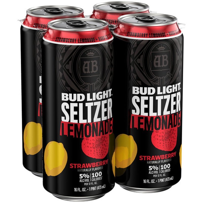 BUD LIGHT SELTZER LEMONADE STRAWBERRY 6 CANS