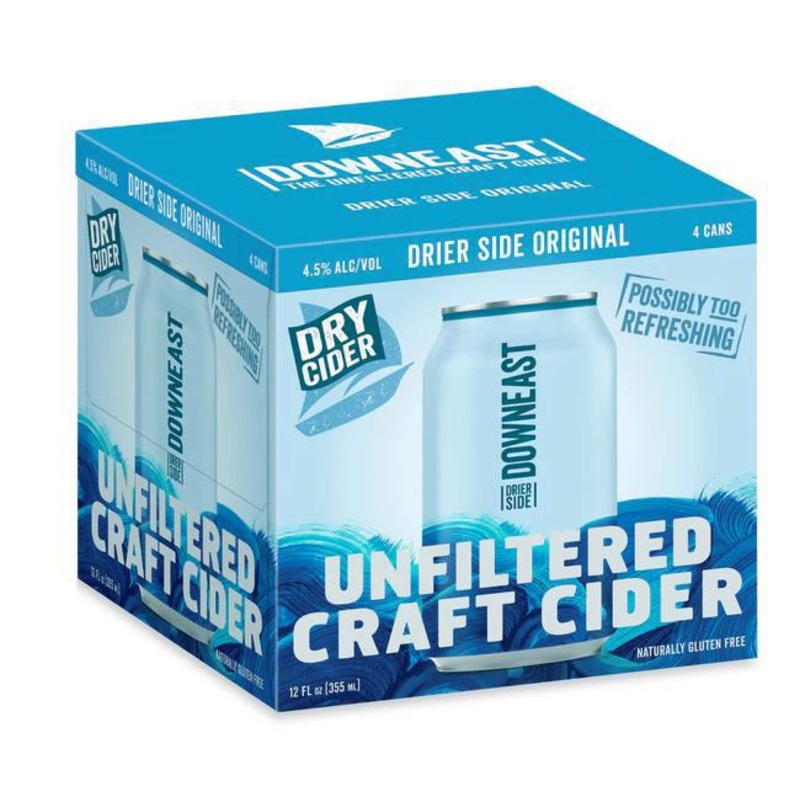 Cider Downeast 4pk Drier Side