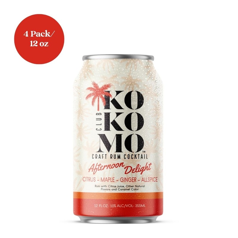 Club Kokomo Craft Rum Cocktail - Afternoon Delight 4pk 12 fl oz Cans