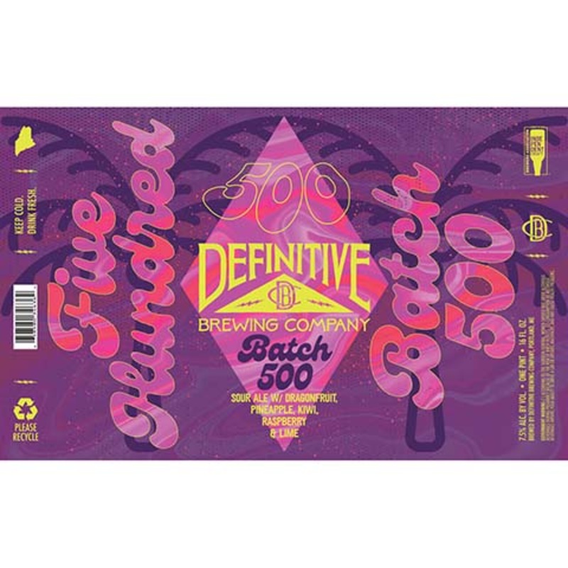 Definitive Batch 500 Sour Ale 16OZ SINGLE CAN