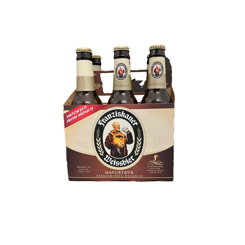 Franziskaner Weissbier 6 Pack Bottles