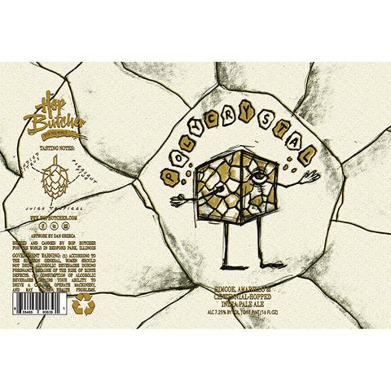 Hop Butcher Polycrystal IPA 16OZ SINGLE CAN