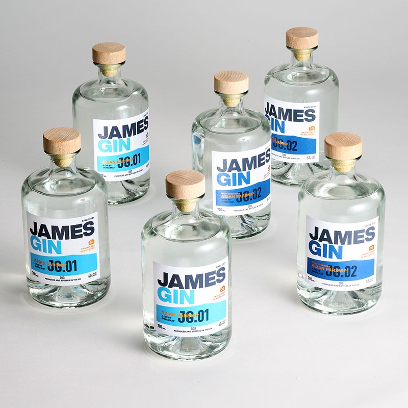 James Gin The Six Pack Asian Parsnip & Navy Strength