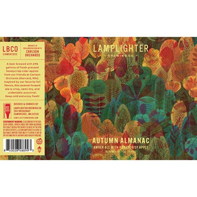 Lamplighter Autumn Almanac Amber Ale 16OZ SINGLE CAN