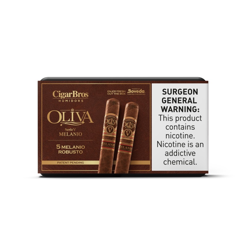 Oliva Melanio by CigarBros 5ct Oliva Melanio Robusto + 5% Discount + FREE Humidor
