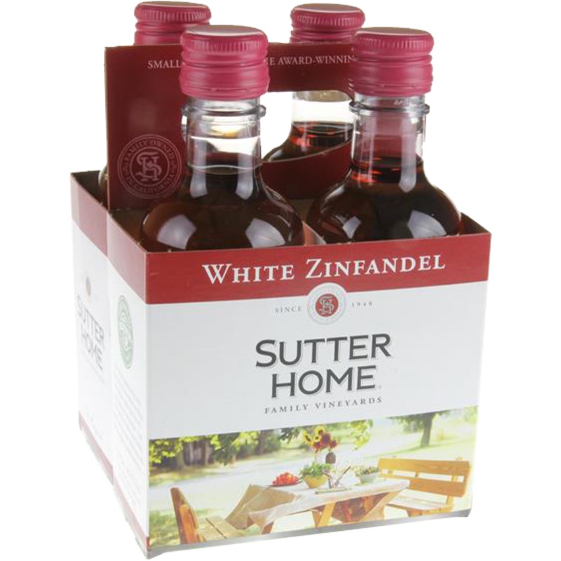 Sutter Home White Zinfandel 4 Pk
