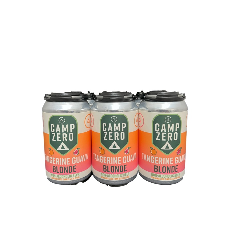 4 Noses Camp Zero Tangerine Guava Blonde Non-Alcoholic 6 Pack Cans