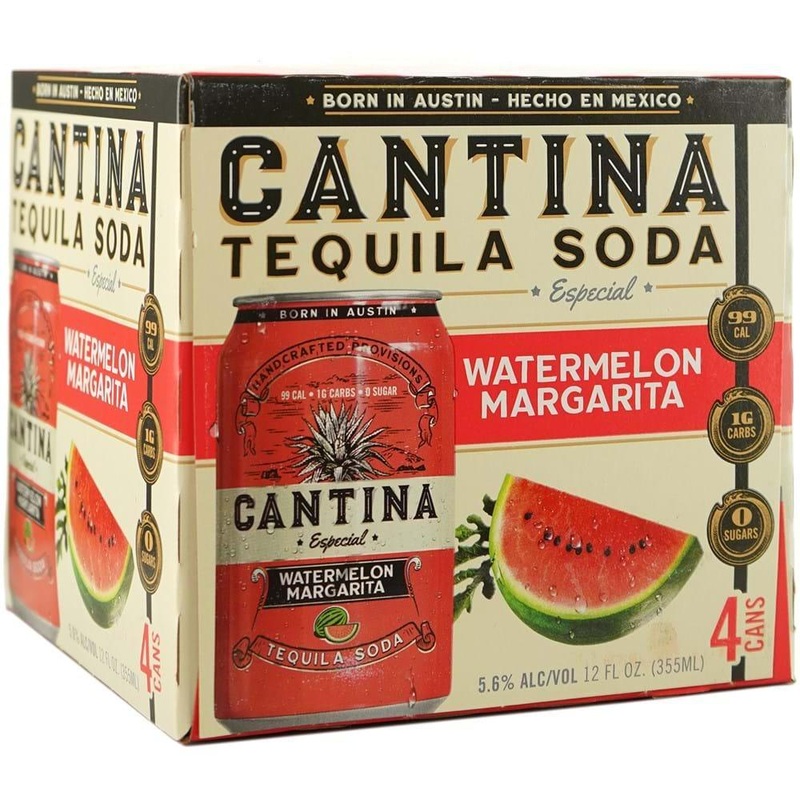 Cocktail Cantina 4pk Watermelon Margarita