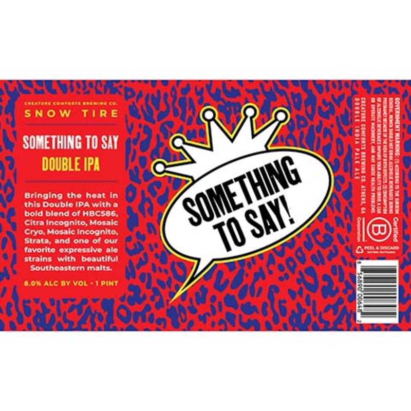 Creature Comforts Something To Say DIPA 16OZ SINGLE CAN