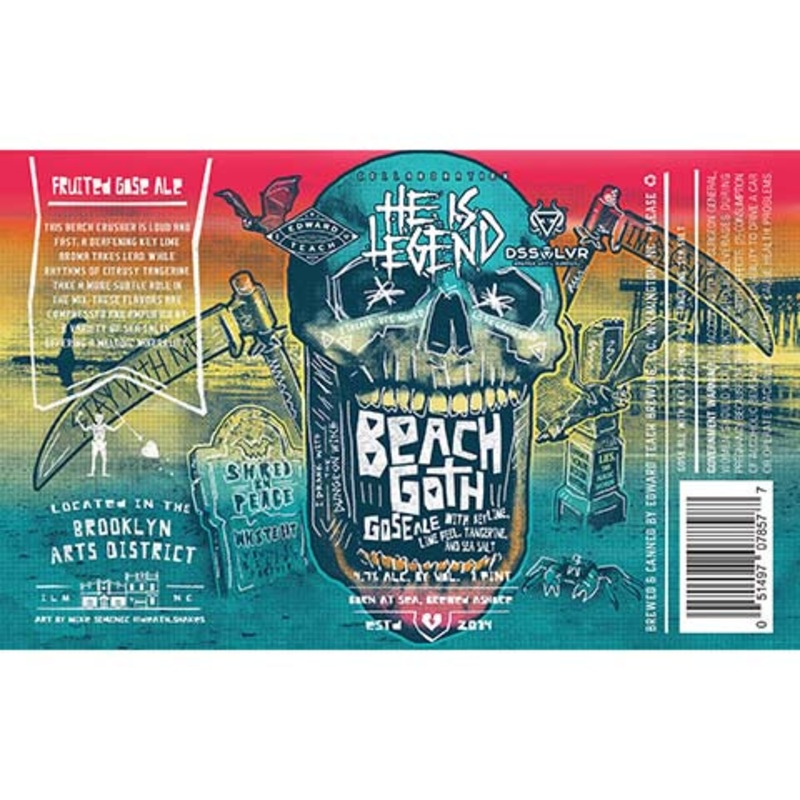 Edward Teach Beach Goth Gose Ale 16OZ SINGLE CAN