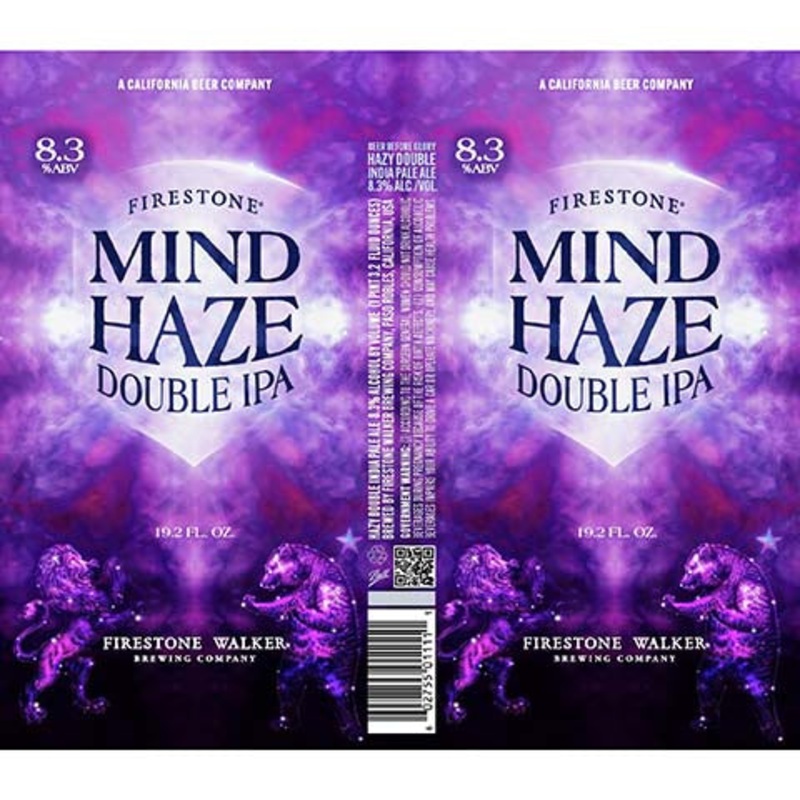 Firestone Mind Haze DIPA 19.2OZ SINGLE CAN