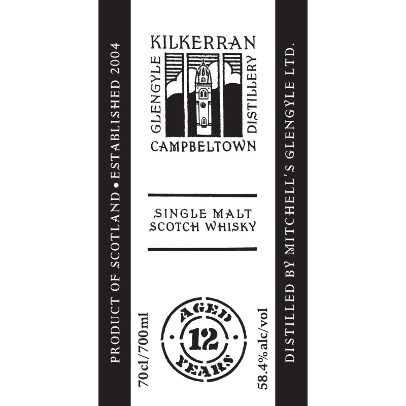 Kilkerran 12 Year Old Cask Strength Single Malt Scotch Whisky 700mL