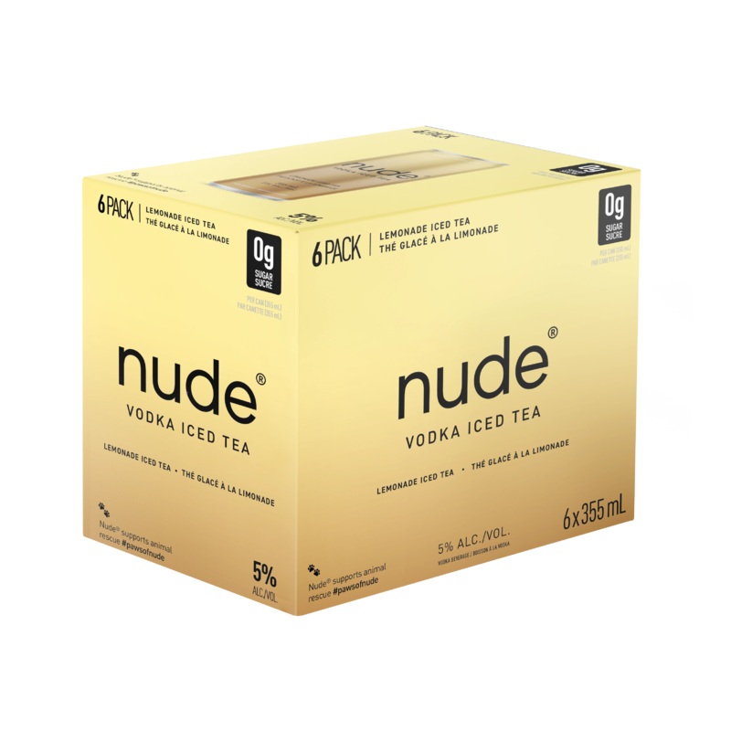 NUDE VODKA ICED TEA LEMONADE 355ML 6PK CAN @ Signal Hill [1056370] 2130 ml