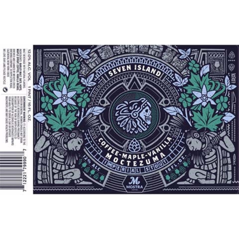 Seven Island Moctezuma Imperial Stout 16OZ SINGLE CAN