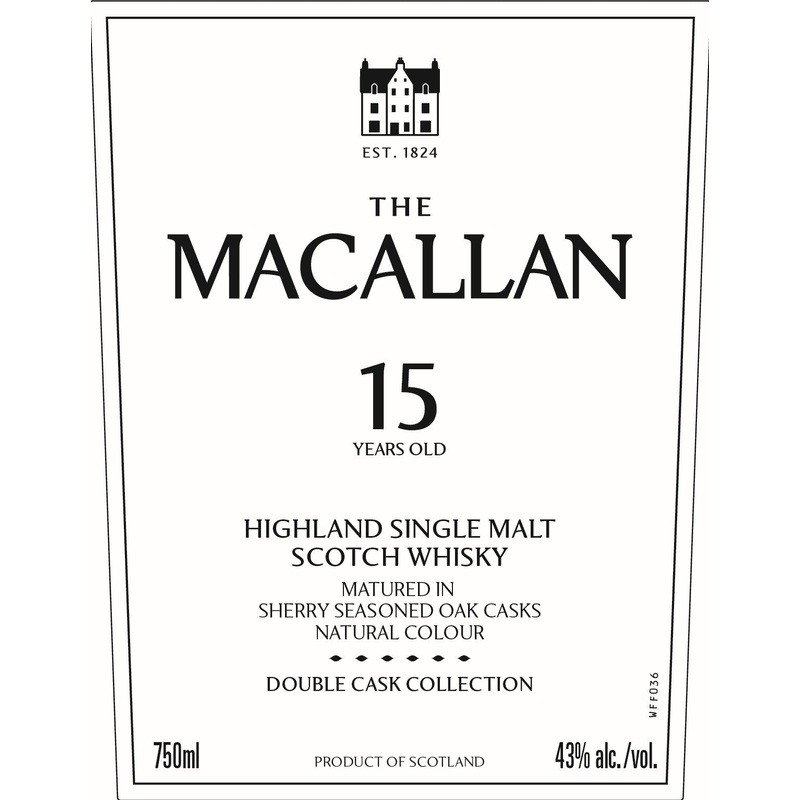 The Macallan 15 Year Old Double Cask Highland Single Malt Scotch Whisky