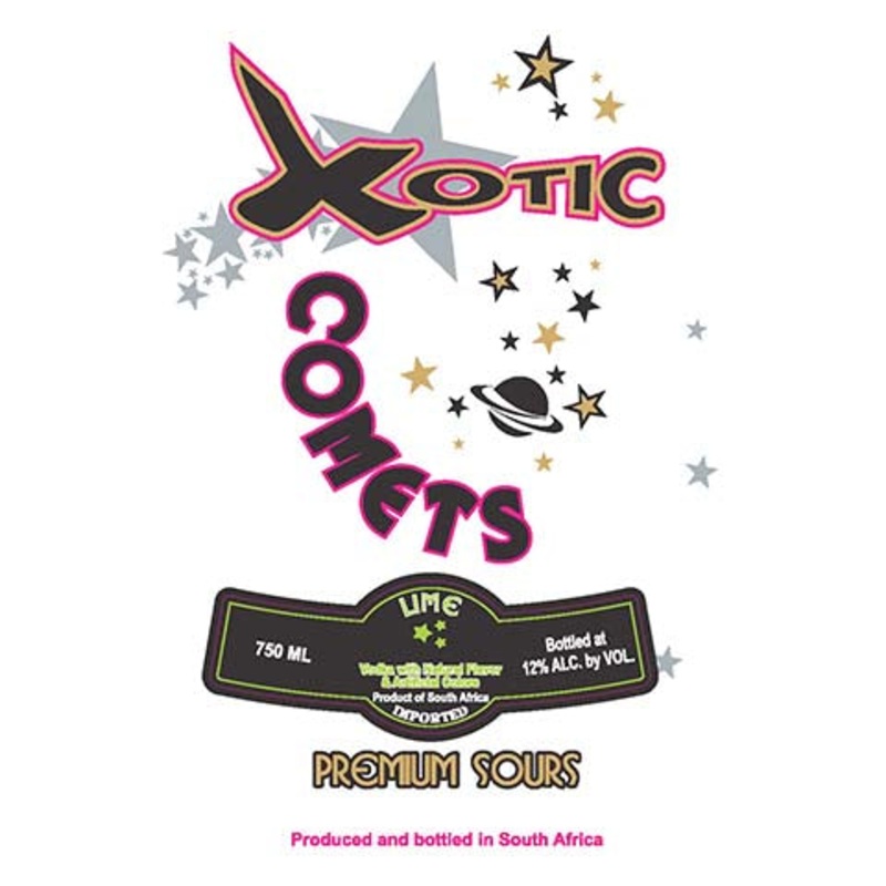 Xotic Comets Lime Vodka 750ML BTL