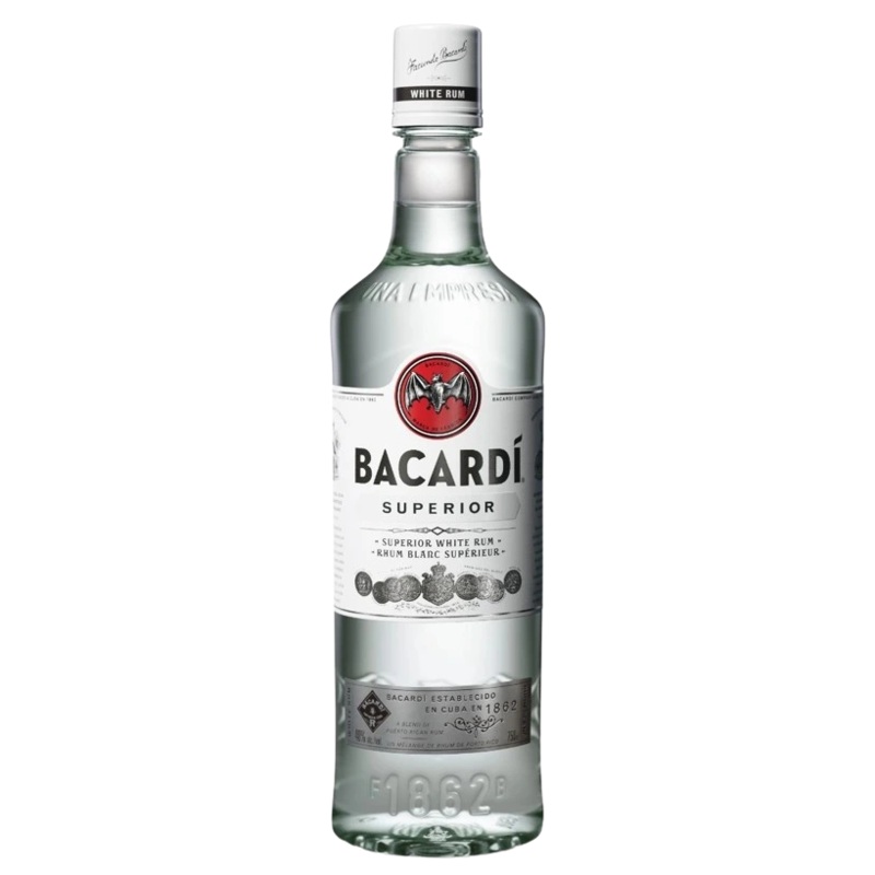 BACARDI WHITE RUM 750ML PET @ MacTaggart Ridge [1018364] 750 ml