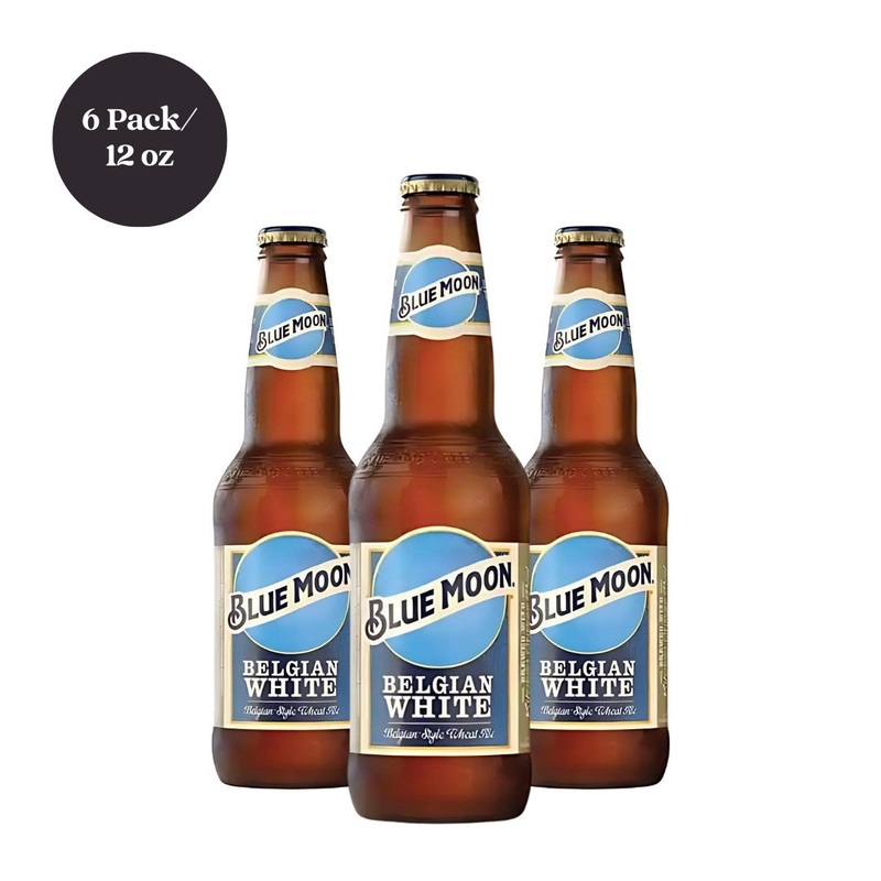 Blue Moon Belgian White Ale Beer 6pk 12 fl oz Bottle
