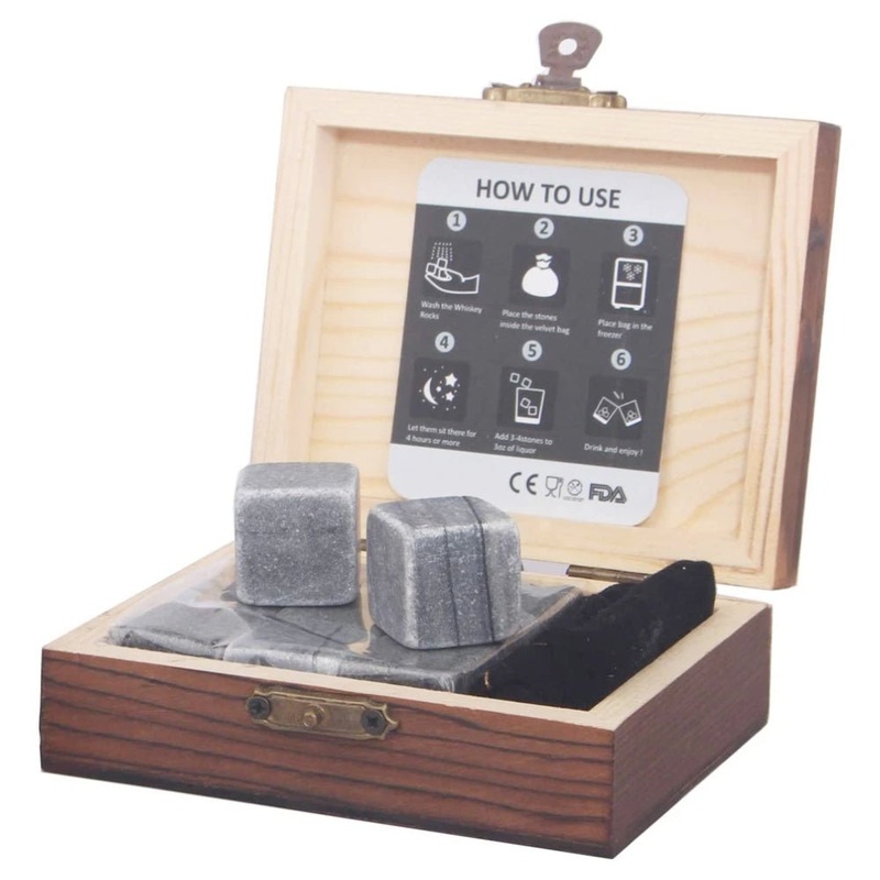 Whiskey Stones Gift Set Pack of 9