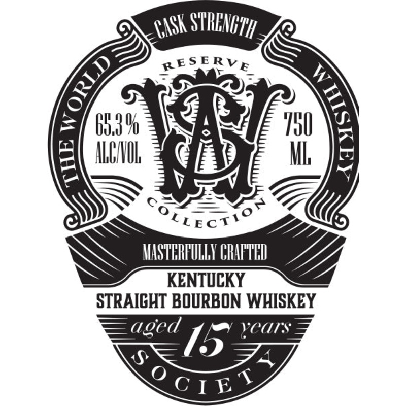 World Whiskey Society 15 Year Bourbon Whiskey Cask Strength