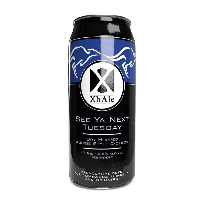 XHALE SEE YA NEXT TUESDAY AUSSIE KOLSCH 473ML 4PK CAN @ Lethbridge [1033764] 1892 ml