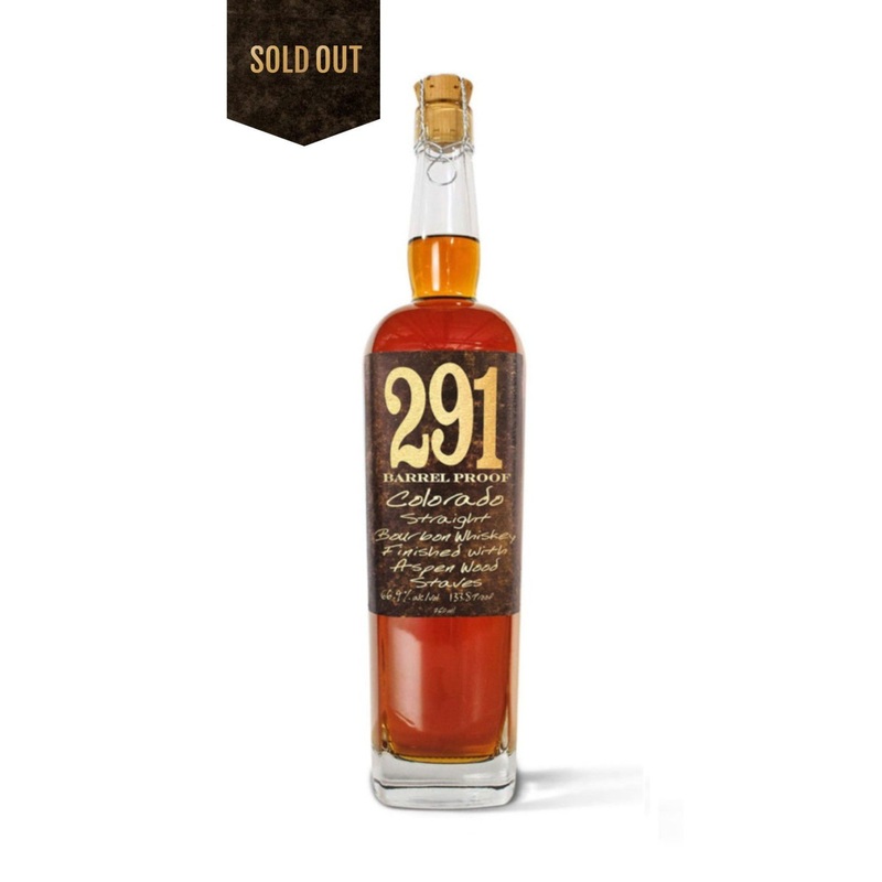 291 COLORADO STRAIGHT BOURBON WHISKEY BARREL PROOF 750ml