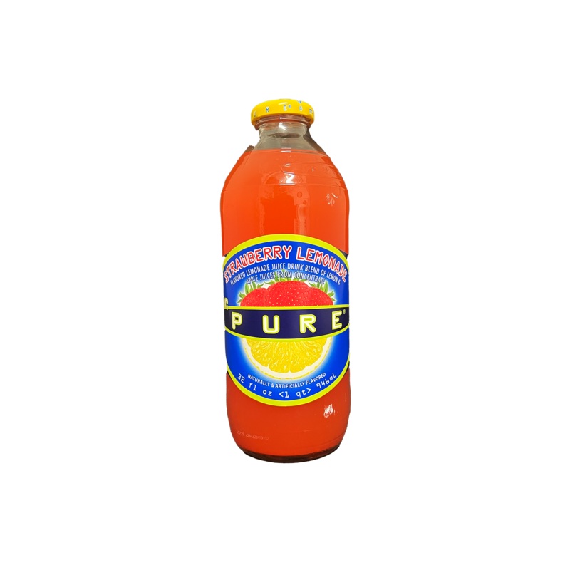 Mr. Pure Strawberry Lemonade 32oz