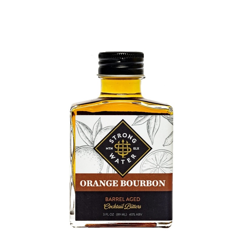 Strong Water Orange Bourbon Barrel Aged Cocktail Bitters 89mL