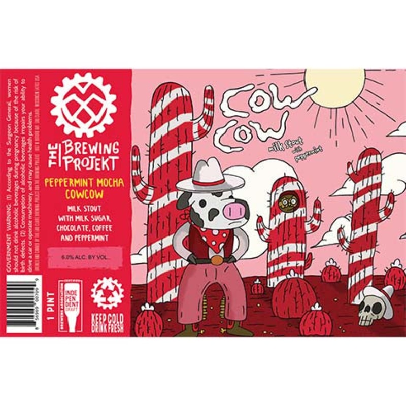 The Brewing Projekt Peppermint Mocha Cowcow Milk Stout 16OZ SINGLE CAN