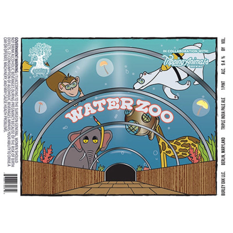 Tripping Animals Water Zoo TIPA 16OZ SINGLE CAN