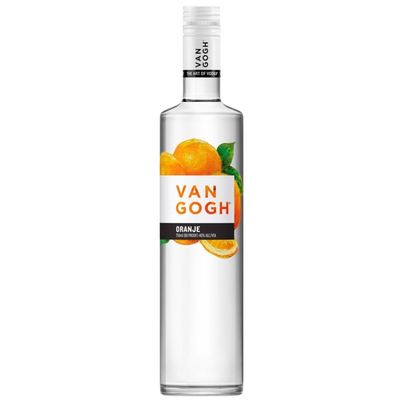VAN GOGH ORANGE FLAVORED VODKA ORANJE 80 750ML 750ML
