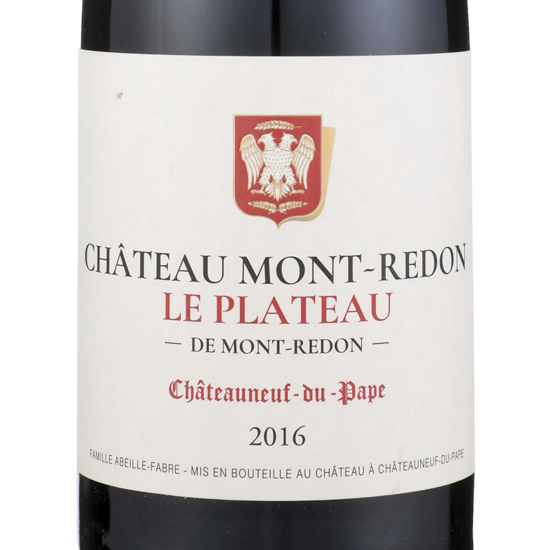 Chateau Mont Redon Chateauneuf Du Pape Rouge Le Plateau 2016 750ML 750ML