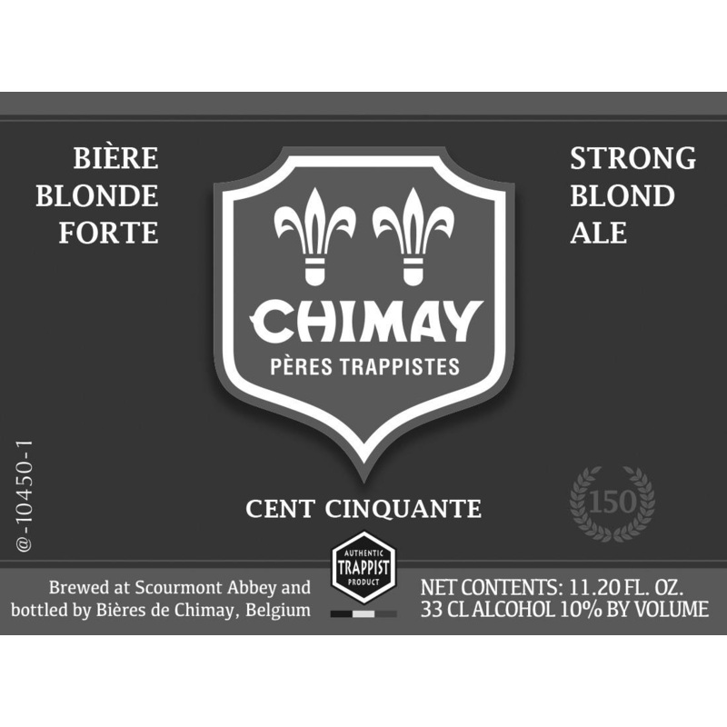 CHIMAY CENT CINQUANTE GREEN 750 mL (12)