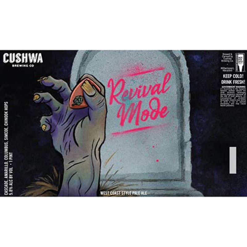 Cushwa Revival Mode West Coast IPA 16OZ SINGLE CAN