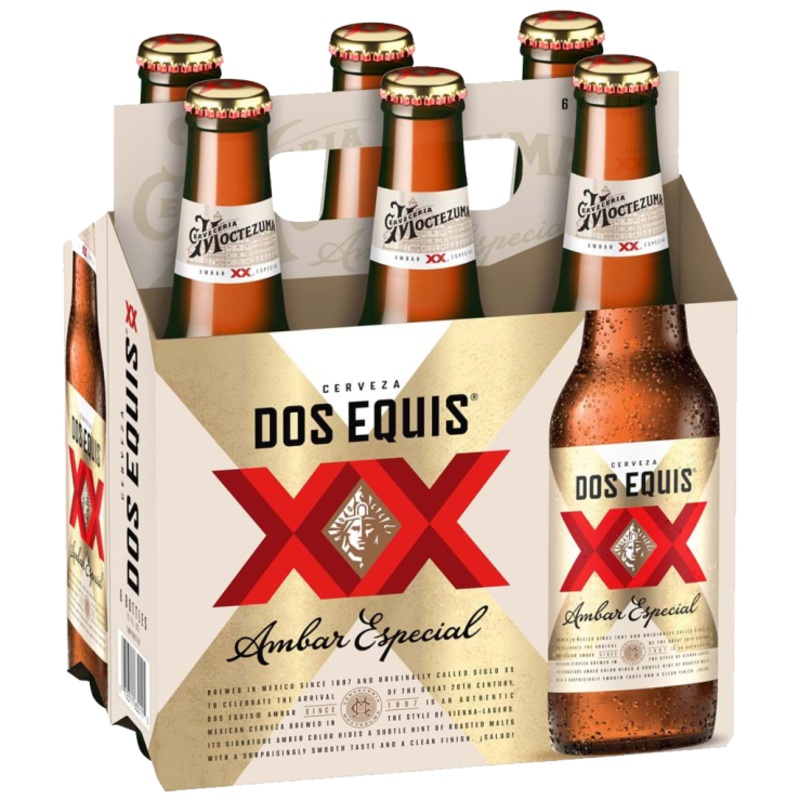 Dos Equis Ambar Beer 355ml x6